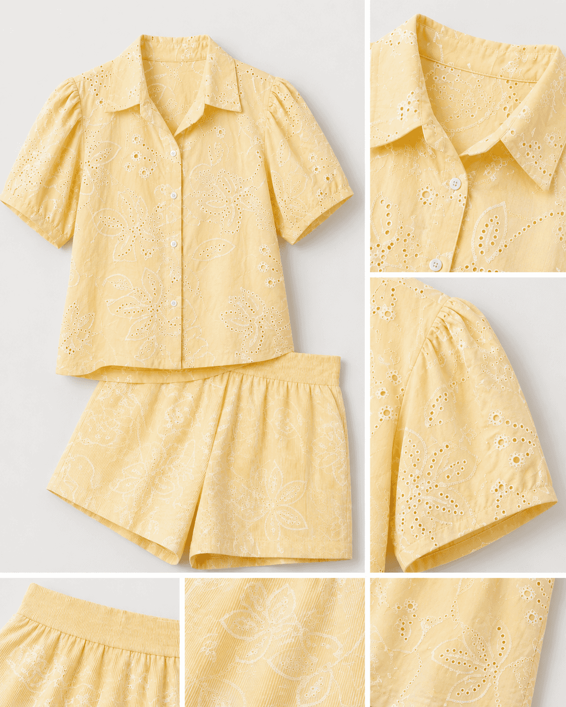 Set amarillo ojalillo L/XL