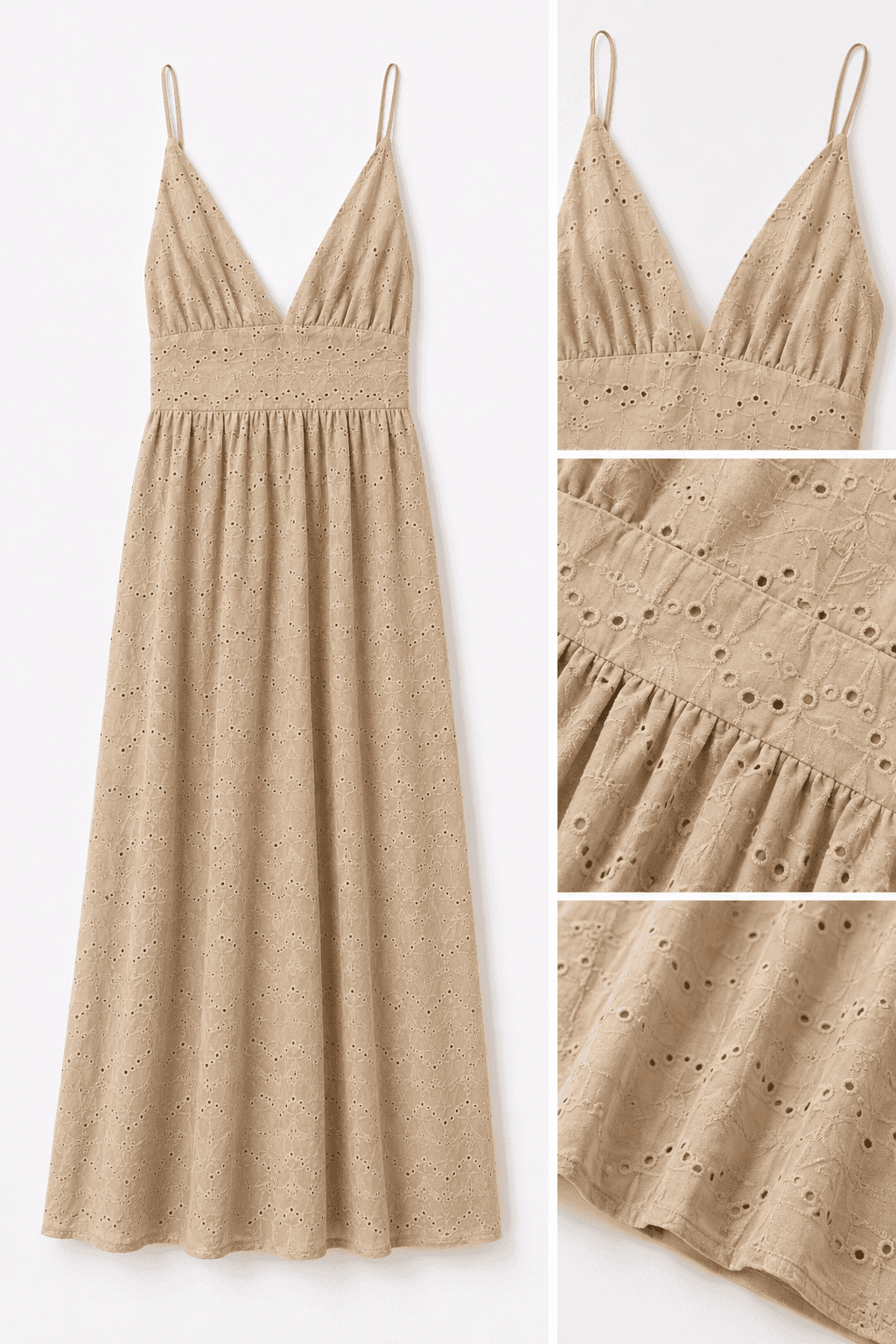 Vestido Cafe ojalillo M